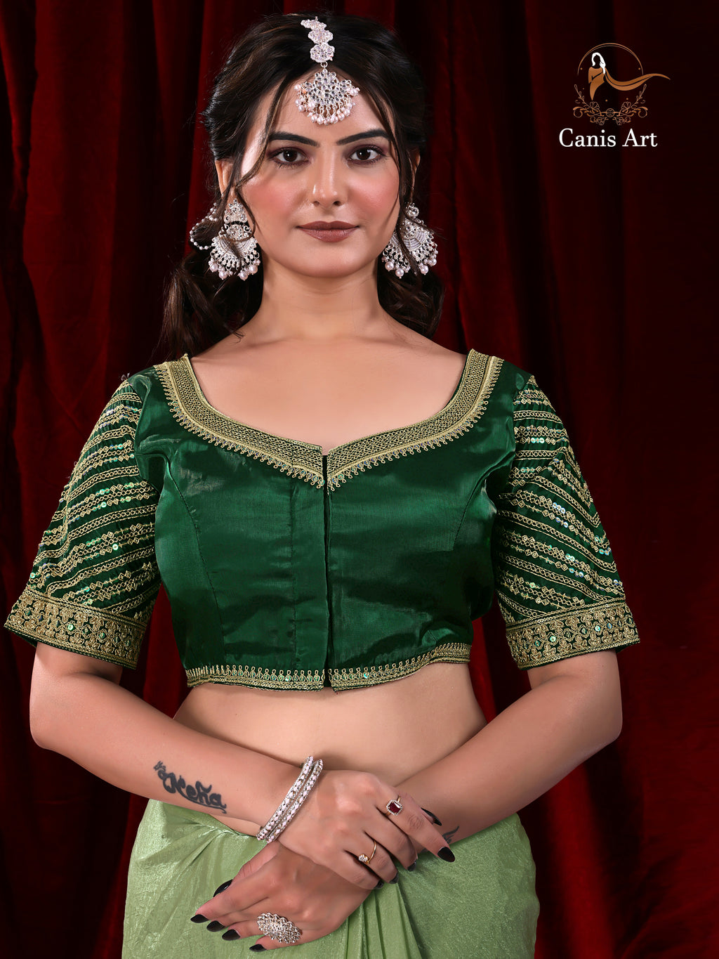 Heavy Fendy satin silk