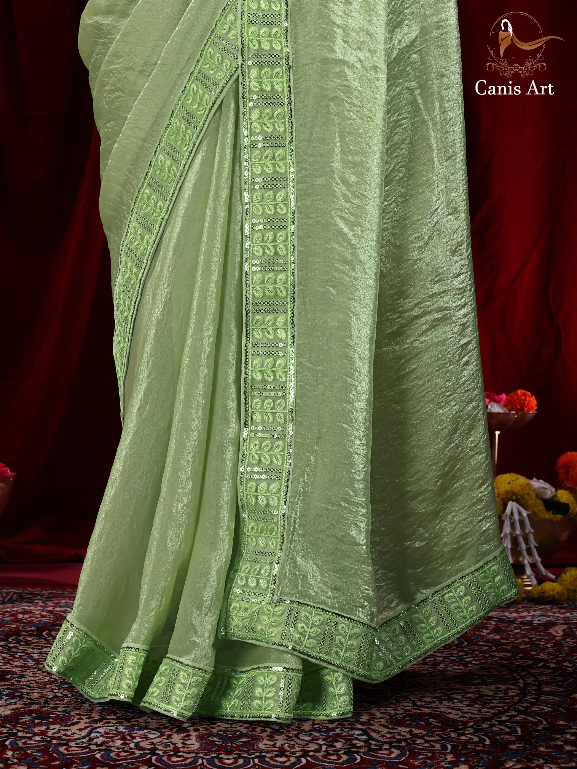 Heavy Fendy satin silk