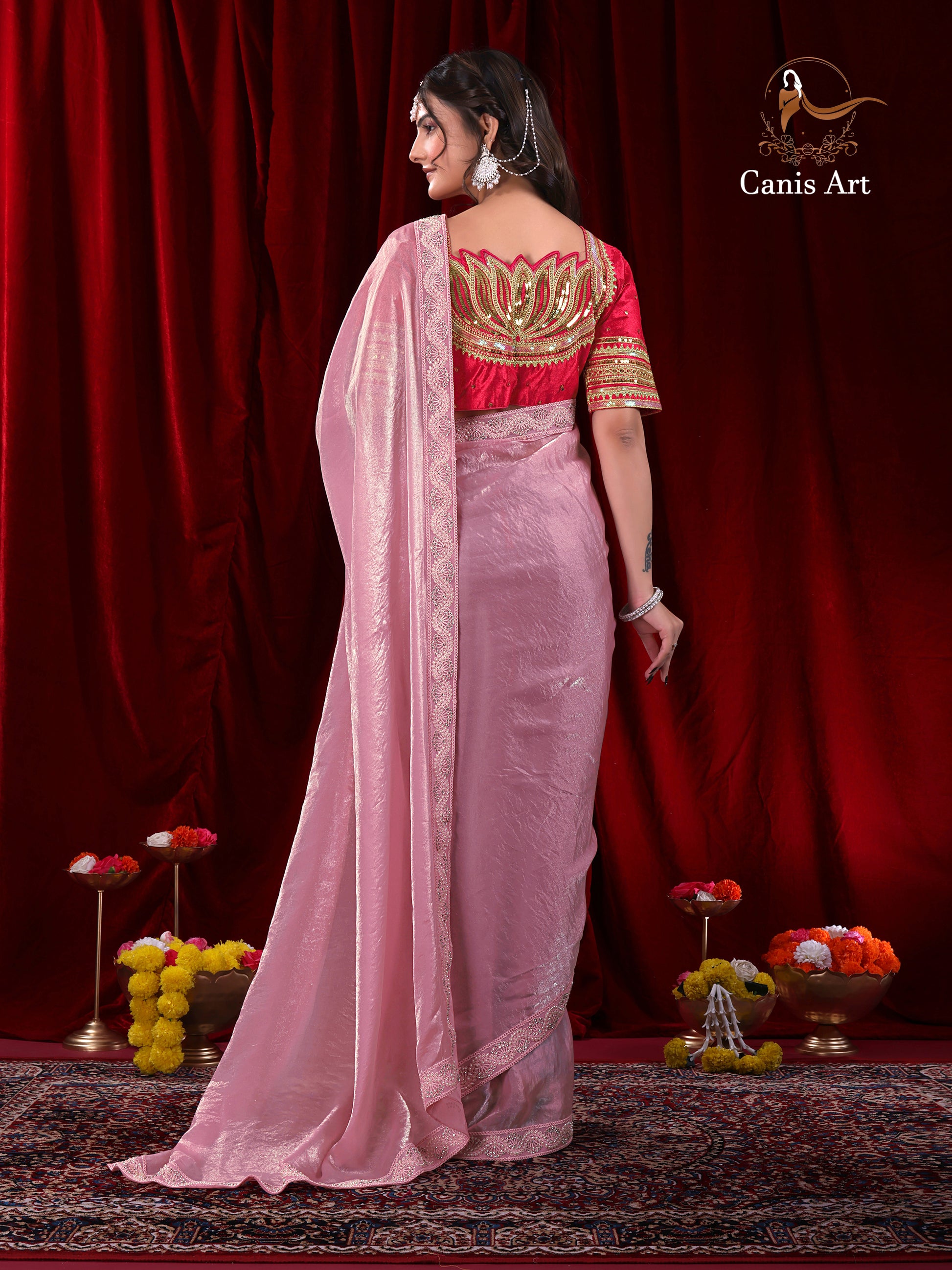 Heavy Fendy satin silk