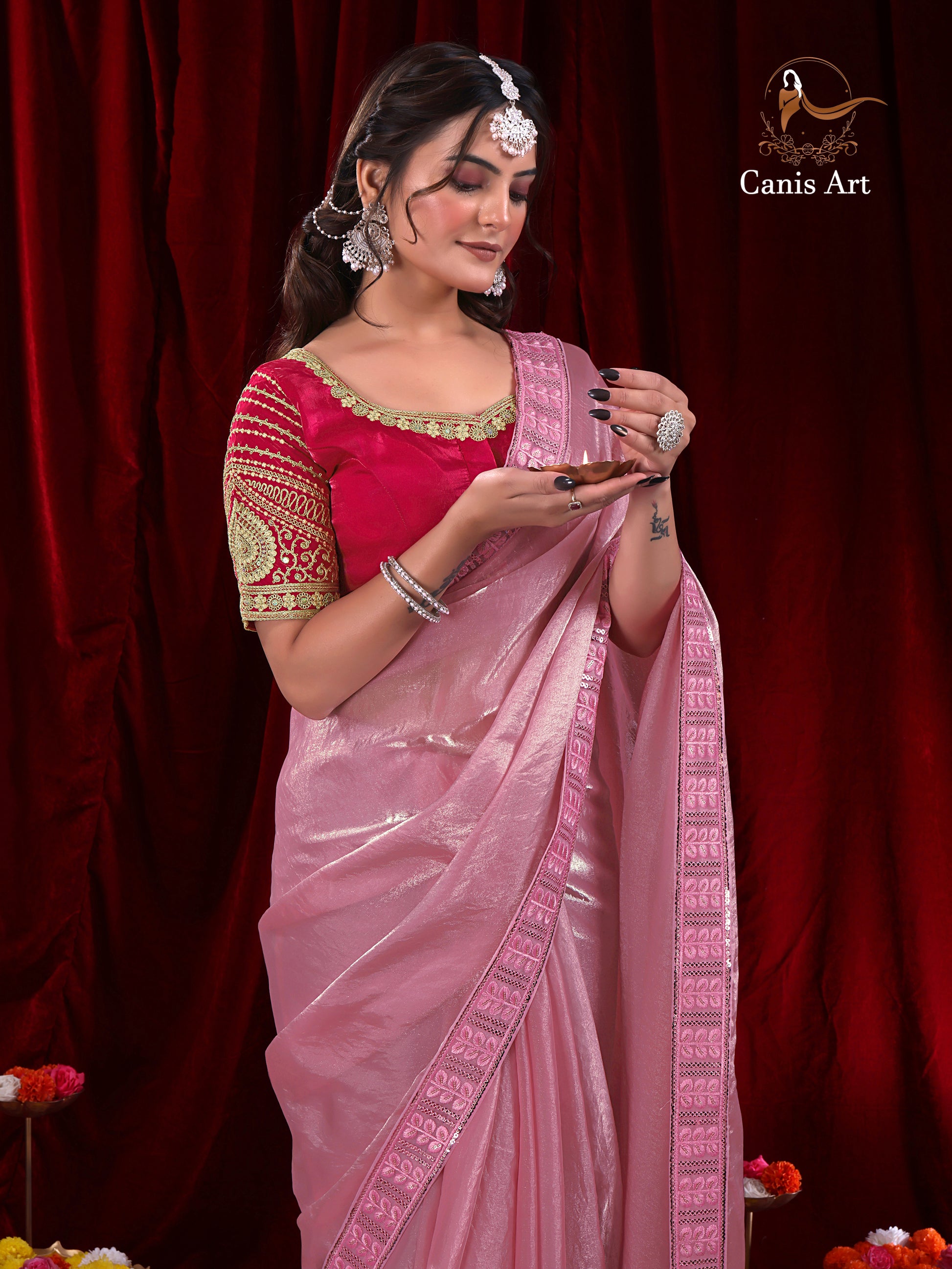 Heavy Fendy satin silk