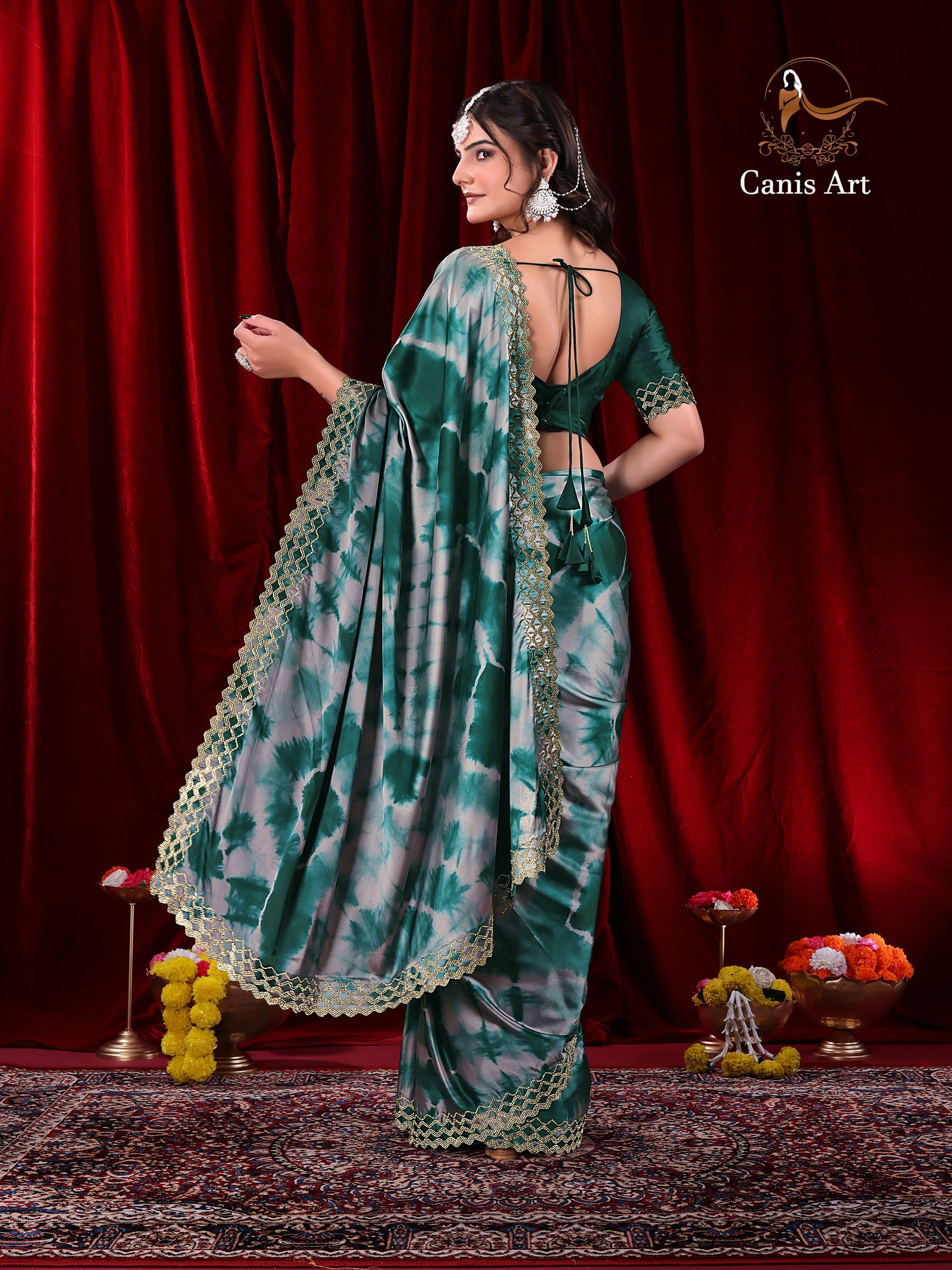 Heavy fendy satin silk