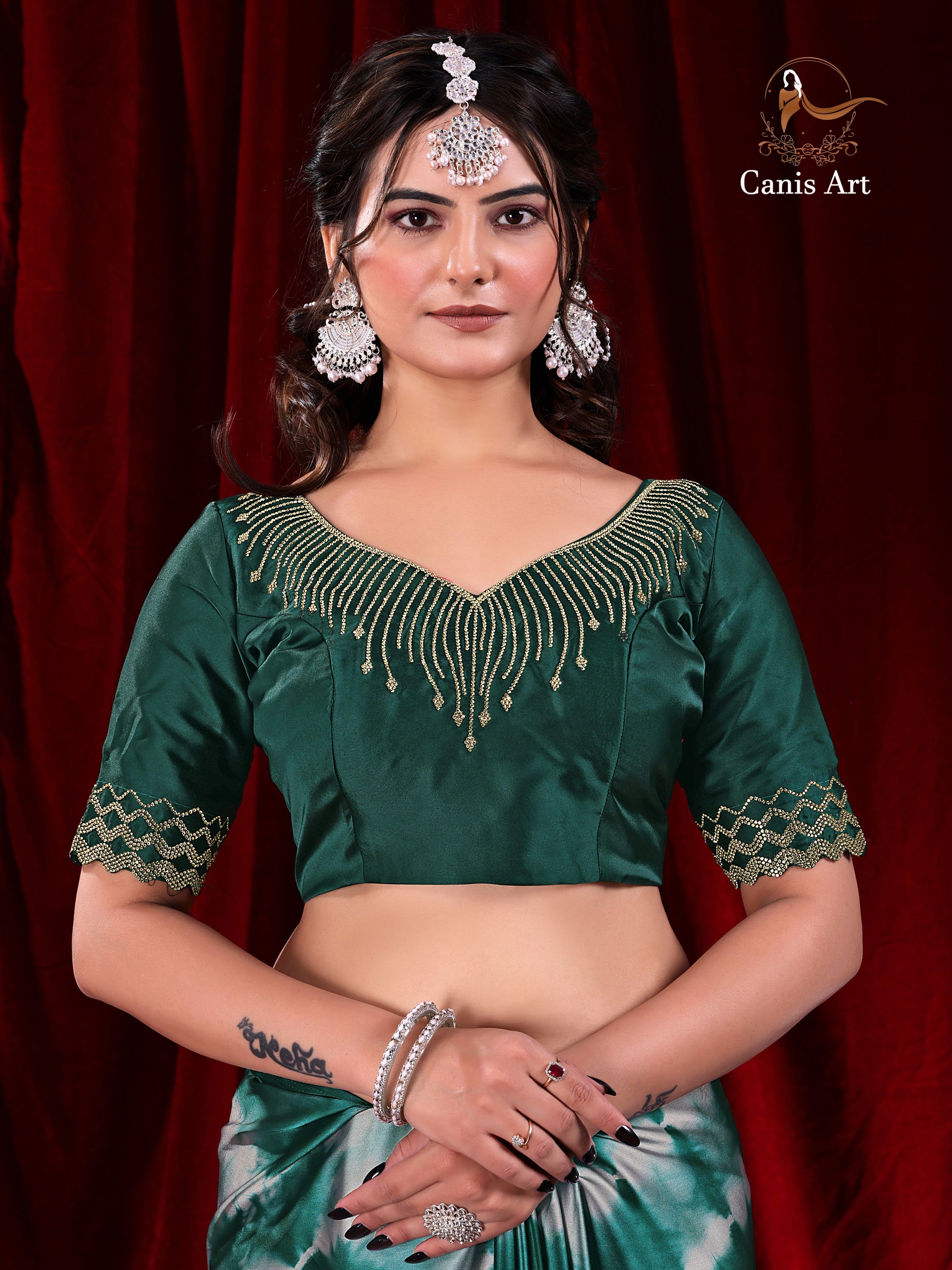 Heavy fendy satin silk