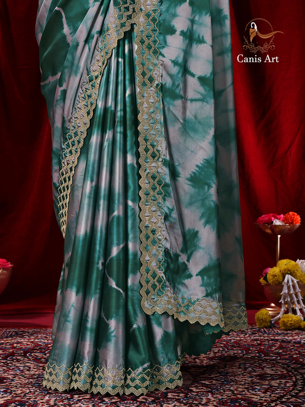 Heavy fendy satin silk