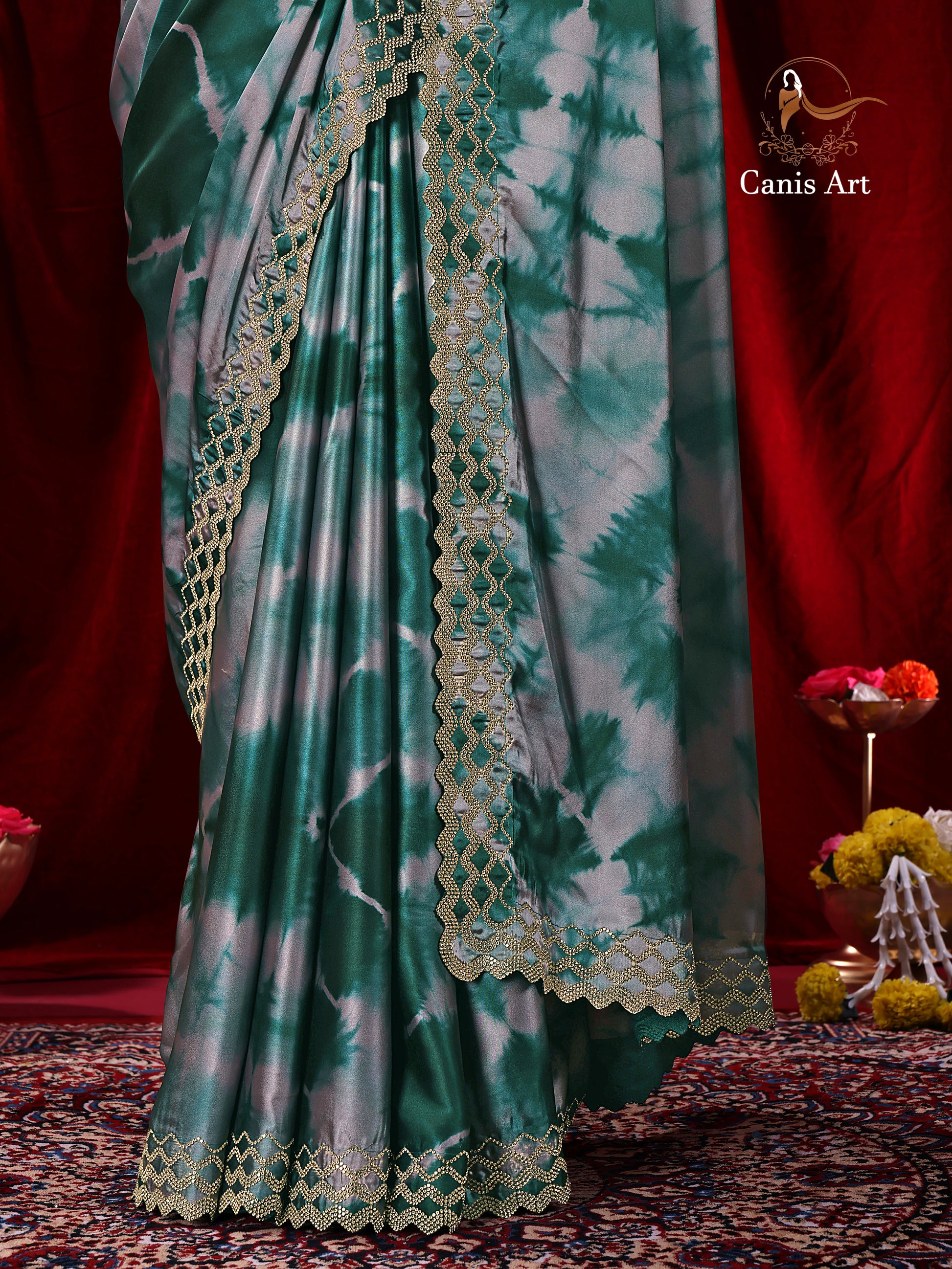 Heavy fendy satin silk