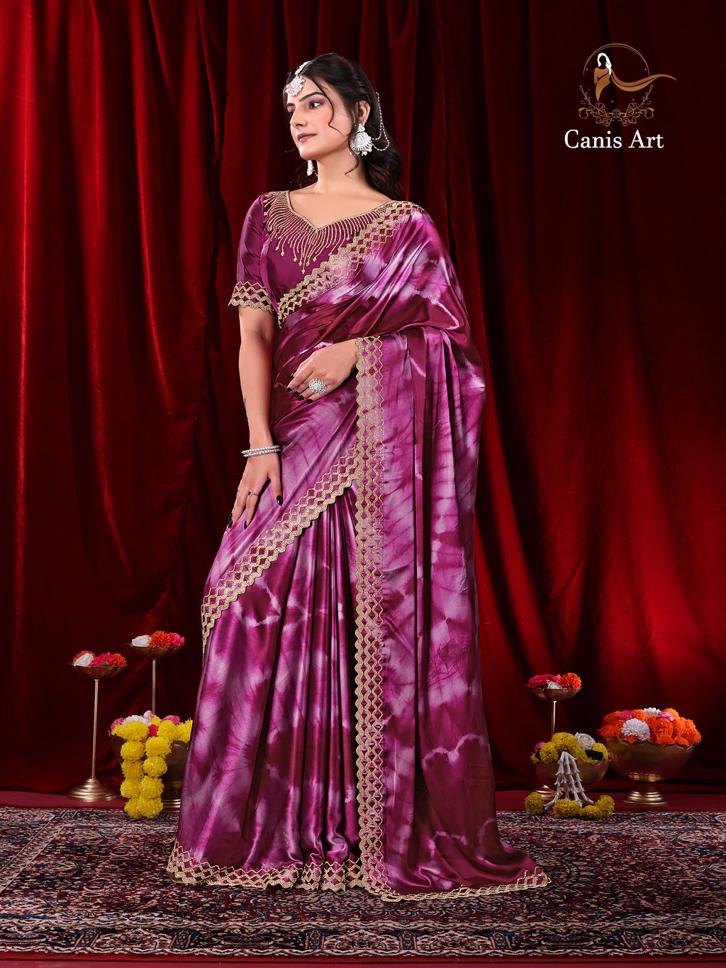 Heavy fendy satin silk