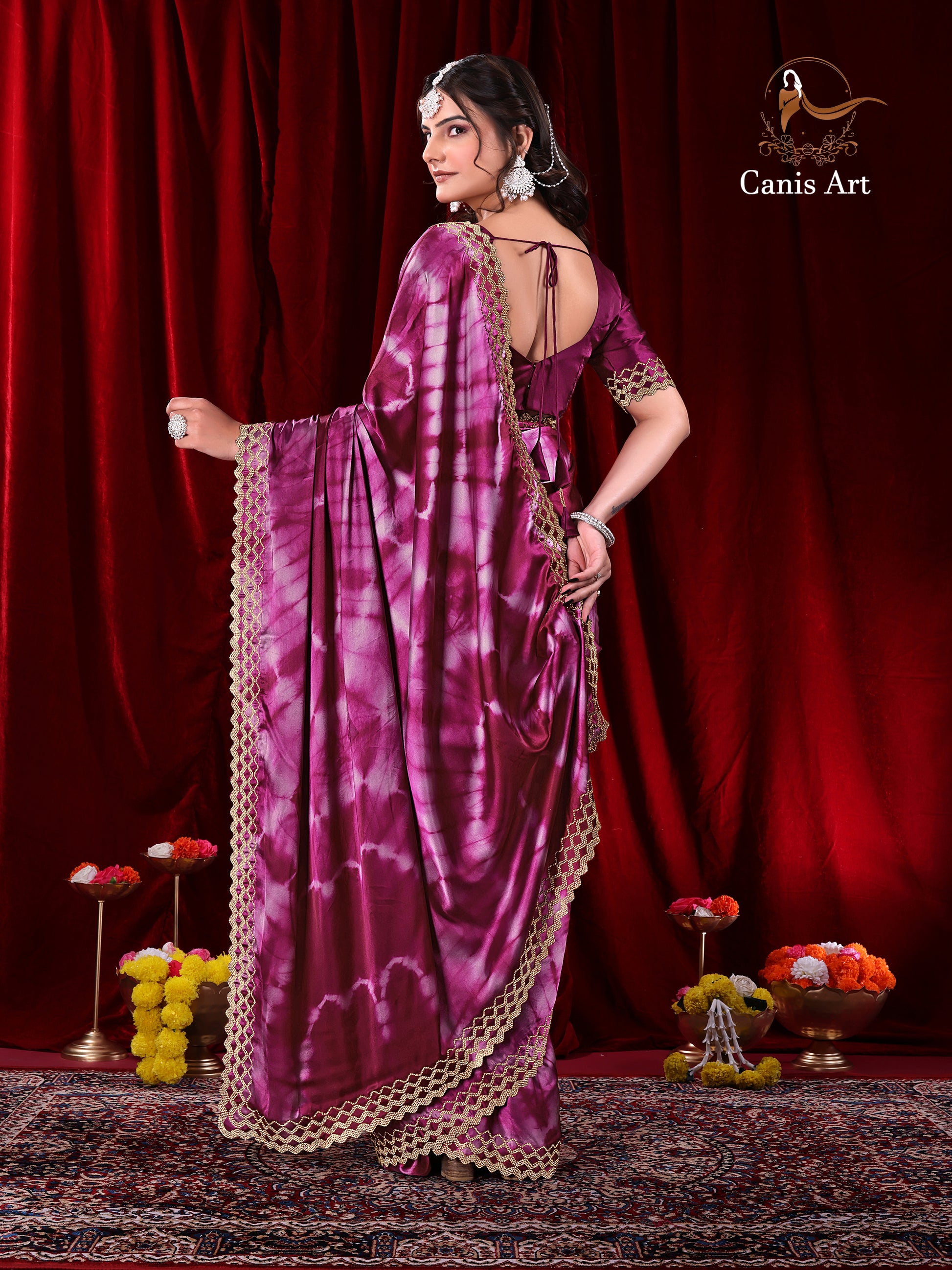Heavy fendy satin silk