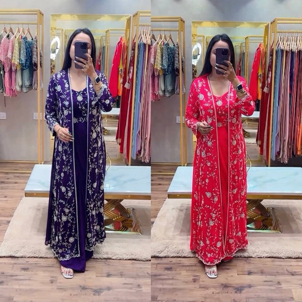 Ready-to-Wear Drape Saree with Full Koti
