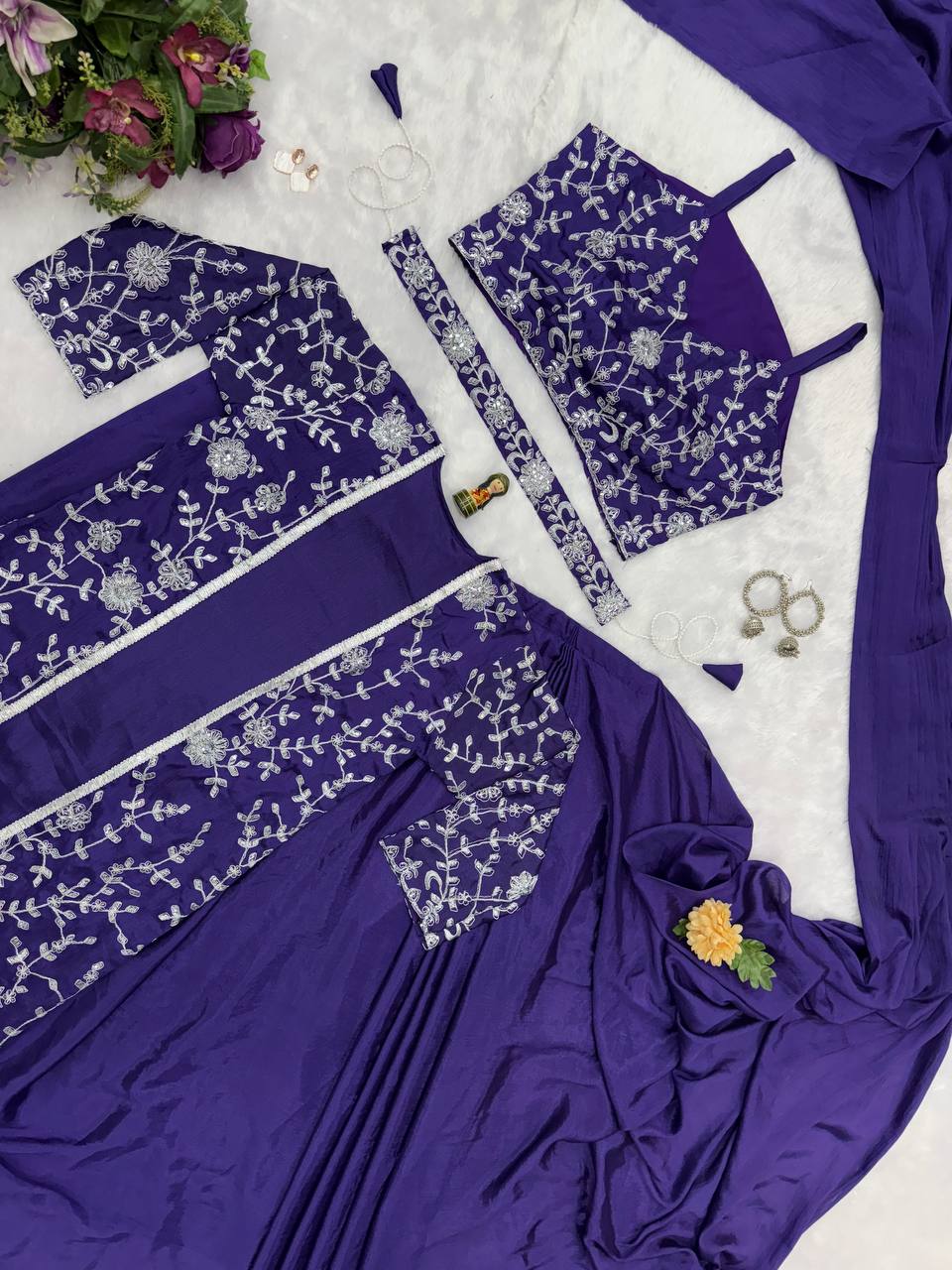 Ready-to-Wear Drape Saree with Full Koti