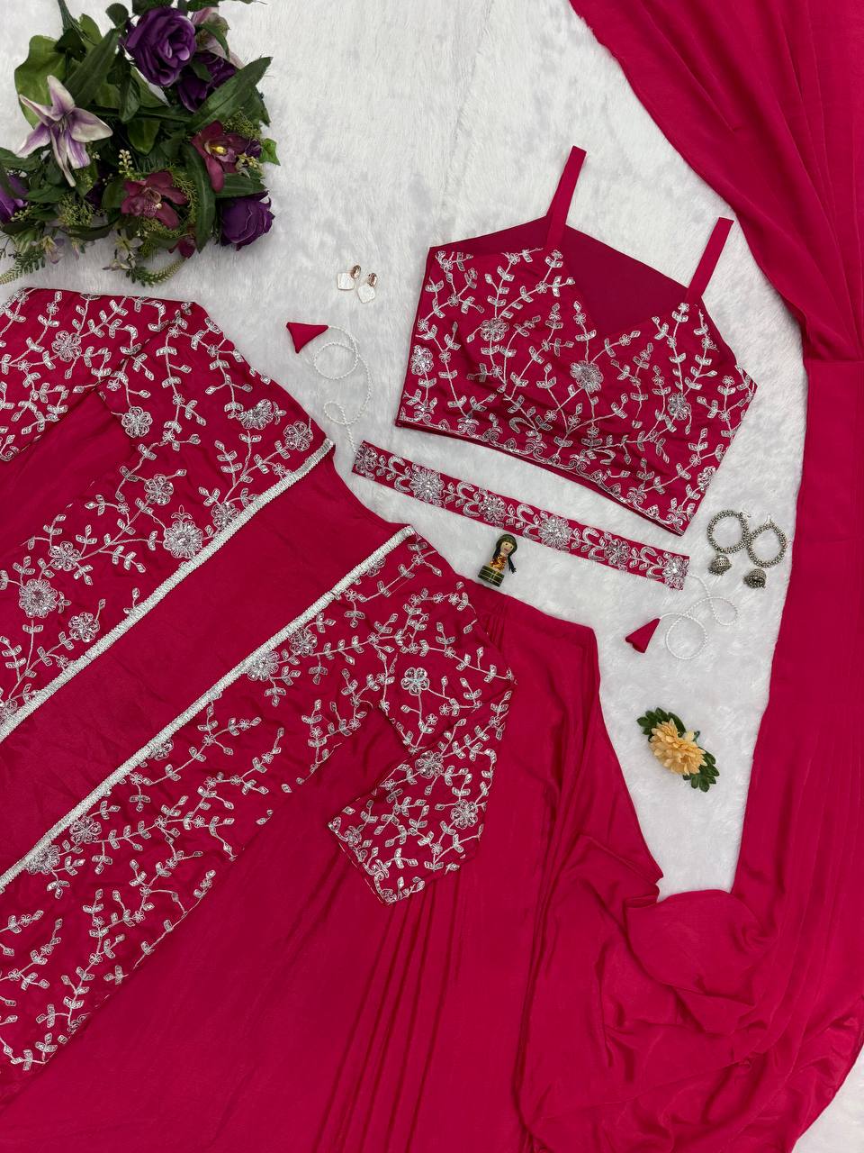 Ready-to-Wear Drape Saree with Full Koti