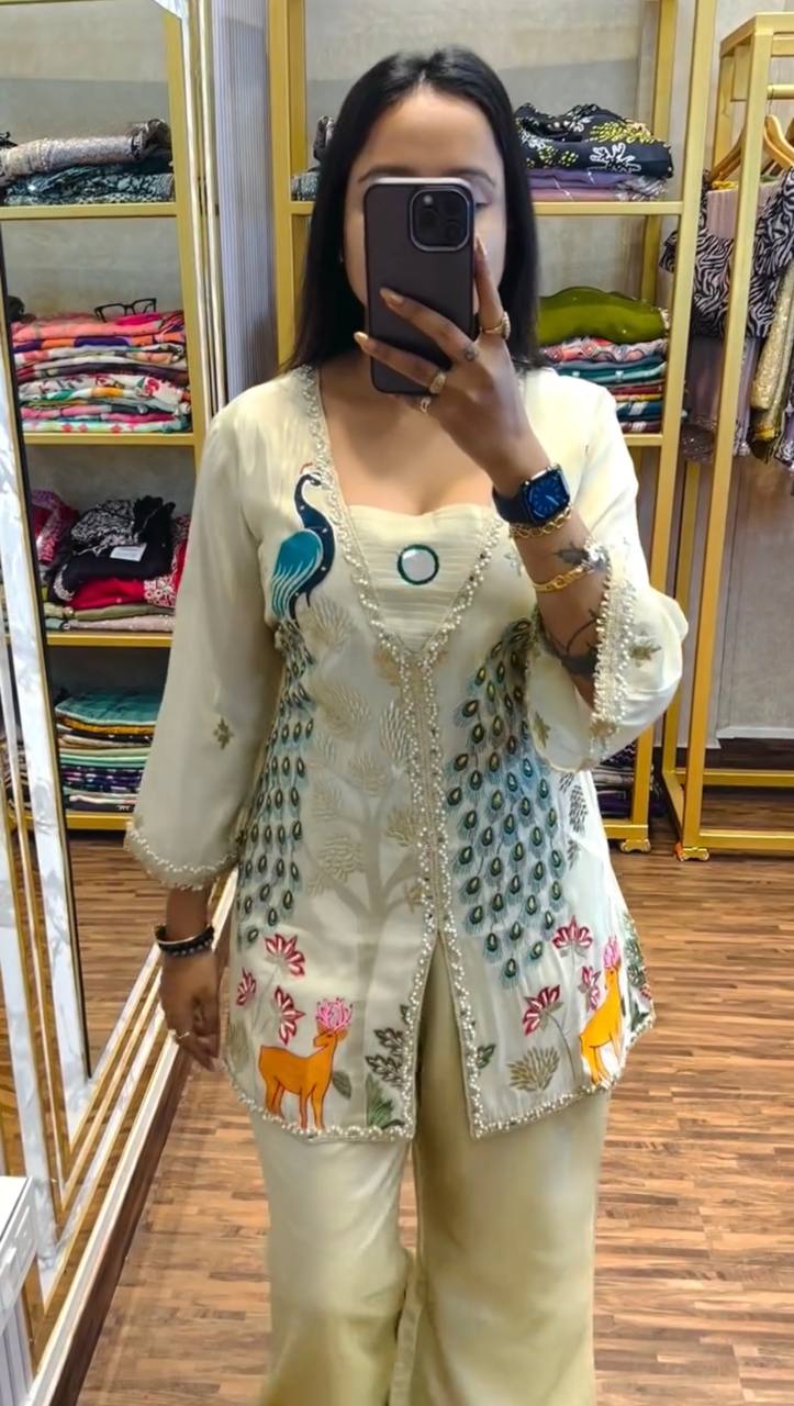 Exclusive Embroidered Co-Ord Set