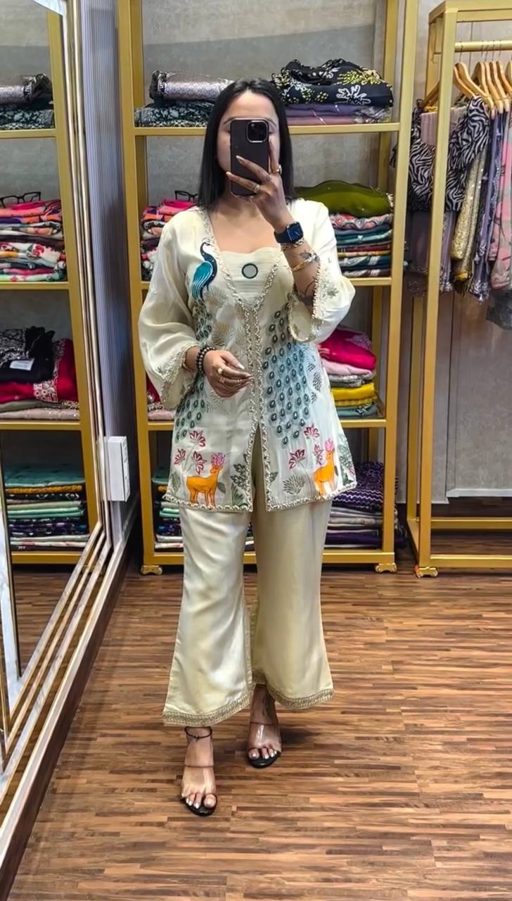 Exclusive Embroidered Co-Ord Set
