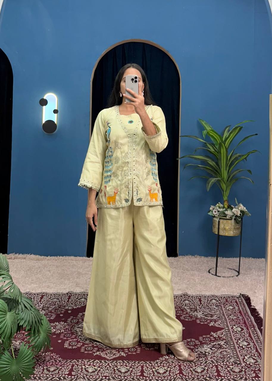 Exclusive Embroidered Co-Ord Set
