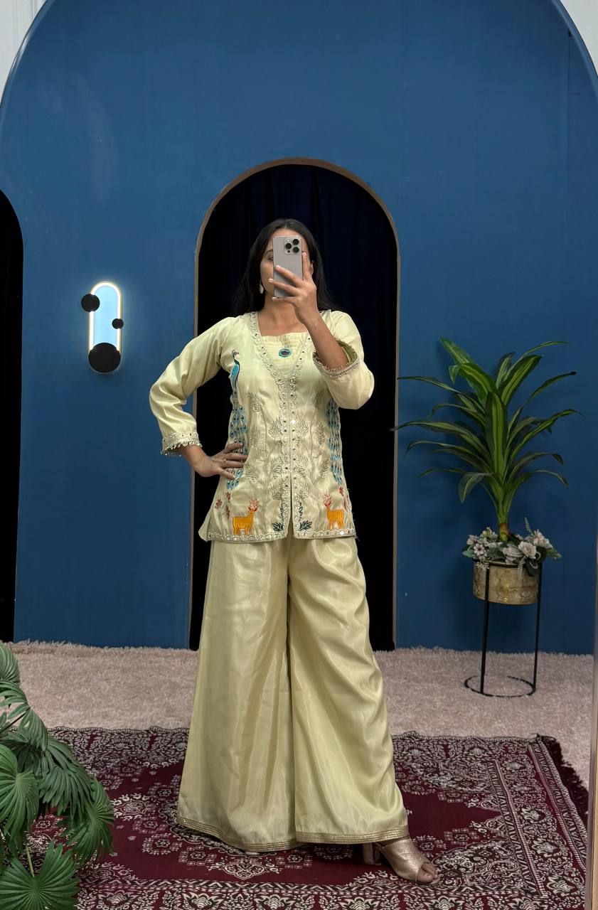 Exclusive Embroidered Co-Ord Set