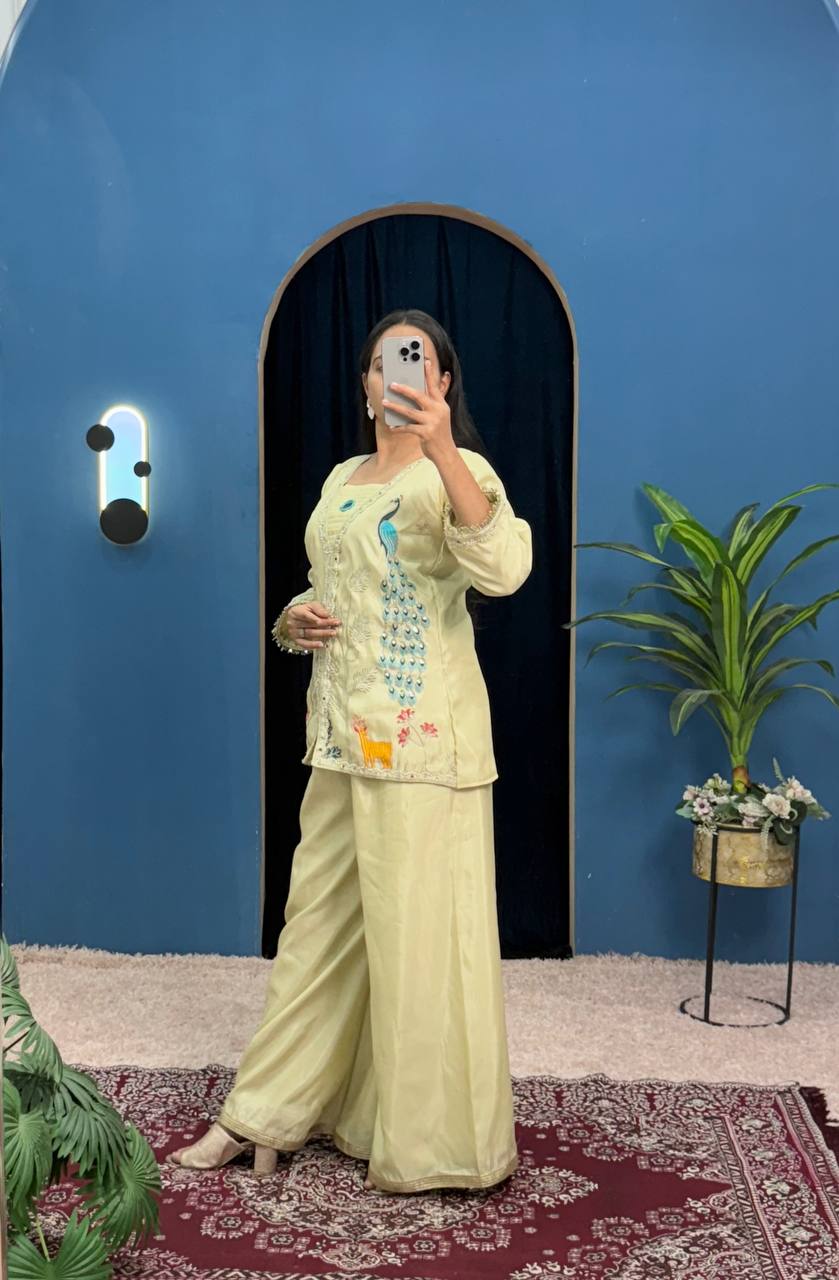 Exclusive Embroidered Co-Ord Set