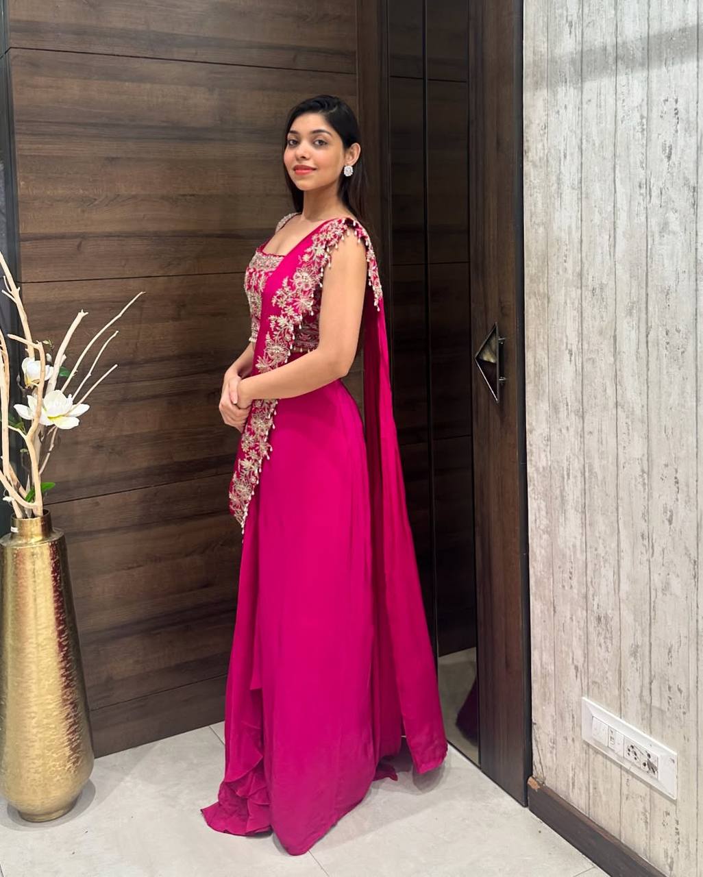 Indo-Western Ready-to-Wear Drape Saree
