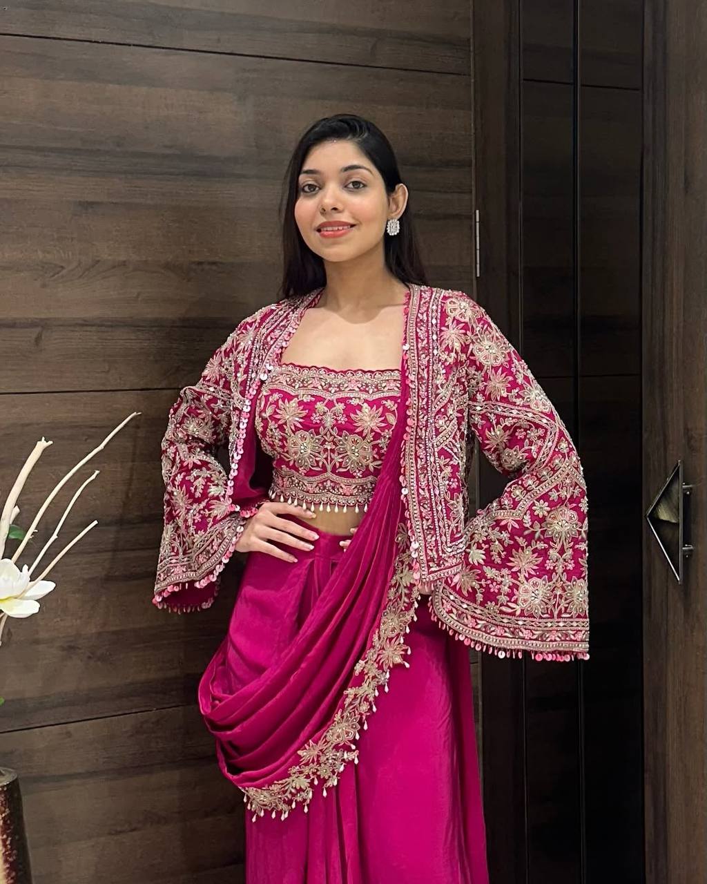 Indo-Western Ready-to-Wear Drape Saree