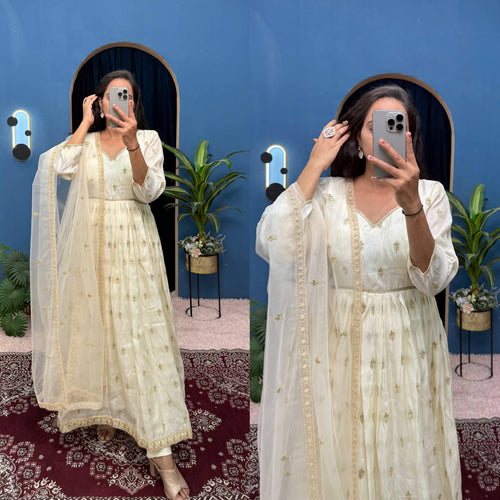 3-Piece Gown Suit Set