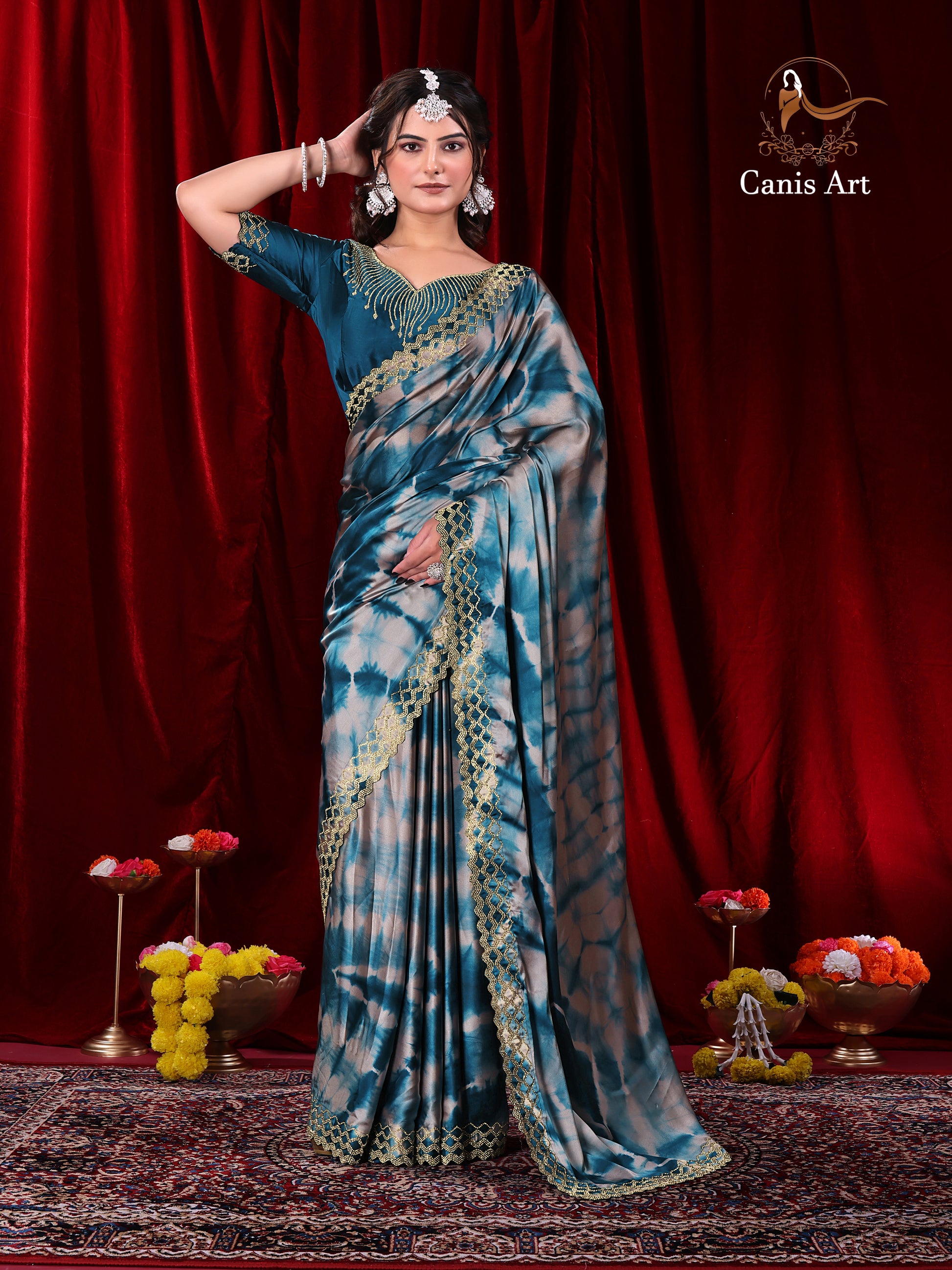 Heavy fendy satin silk