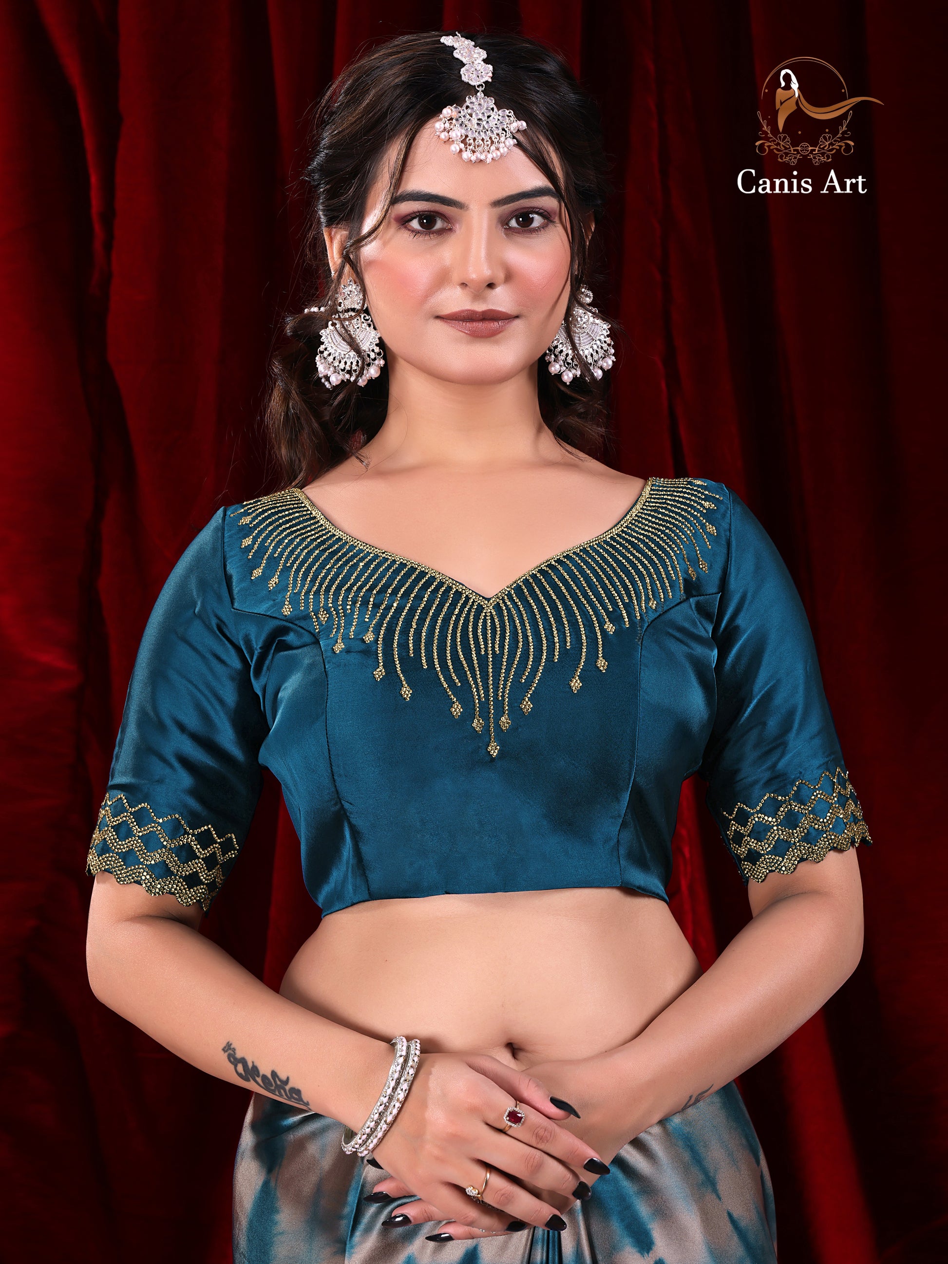 Heavy fendy satin silk