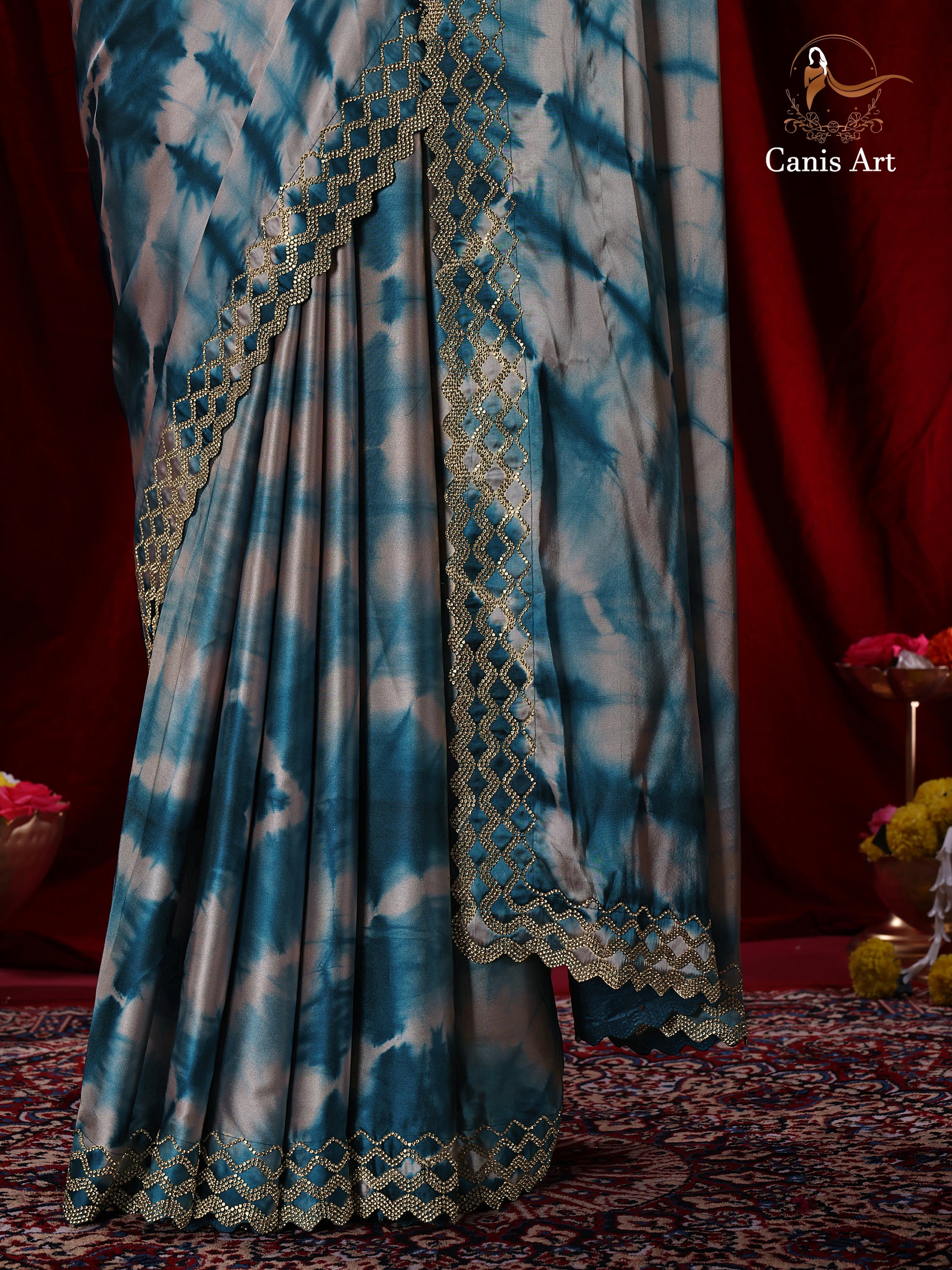 Heavy fendy satin silk