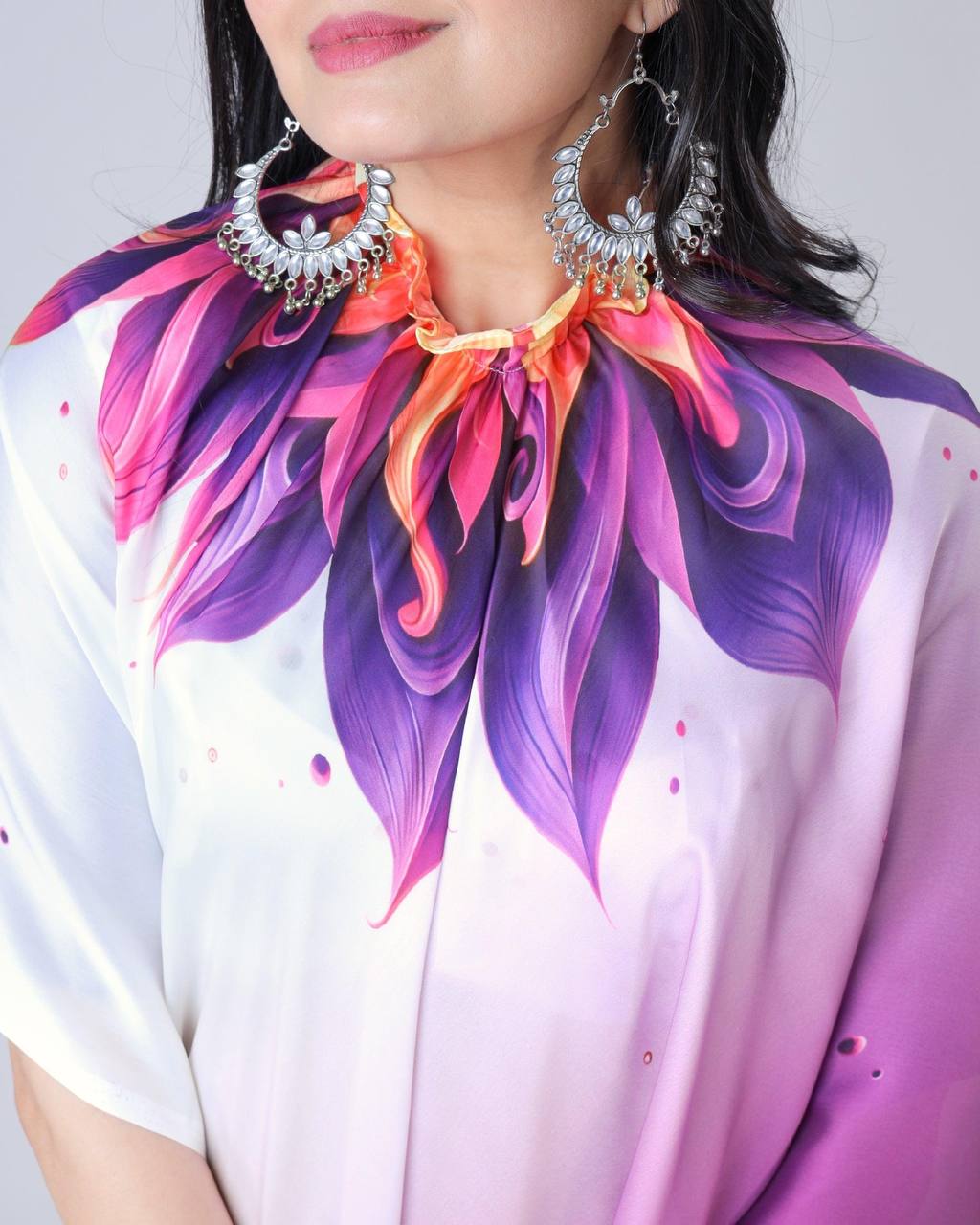 Hands-Free Ready to Wear Saree (Purple Color)