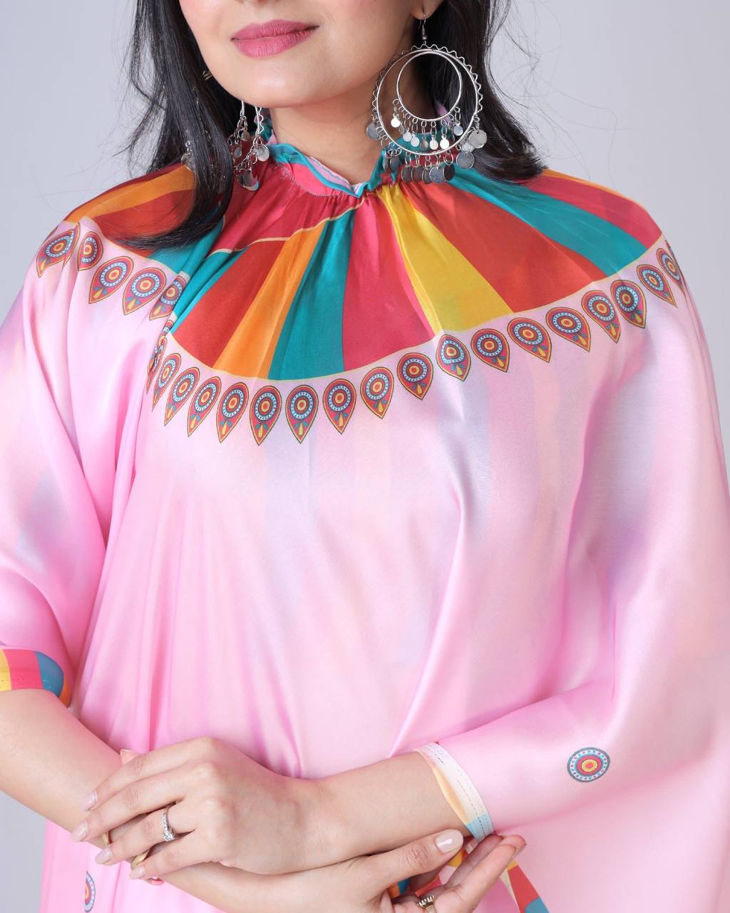 Hands-Free Ready to Wear Saree (Pink Color)