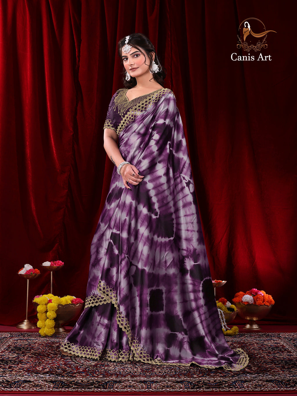 Heavy fendy satin silk