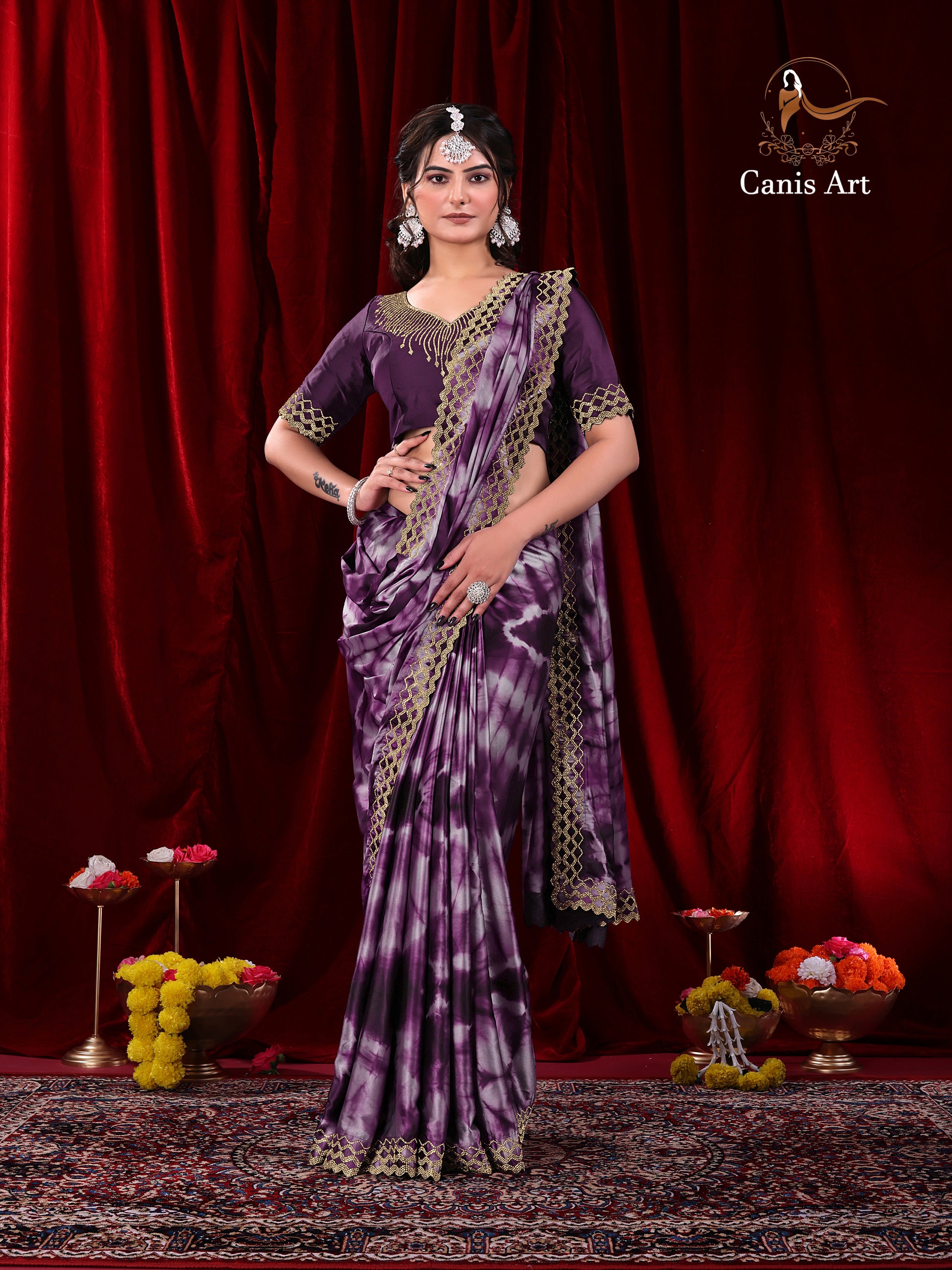 Heavy fendy satin silk