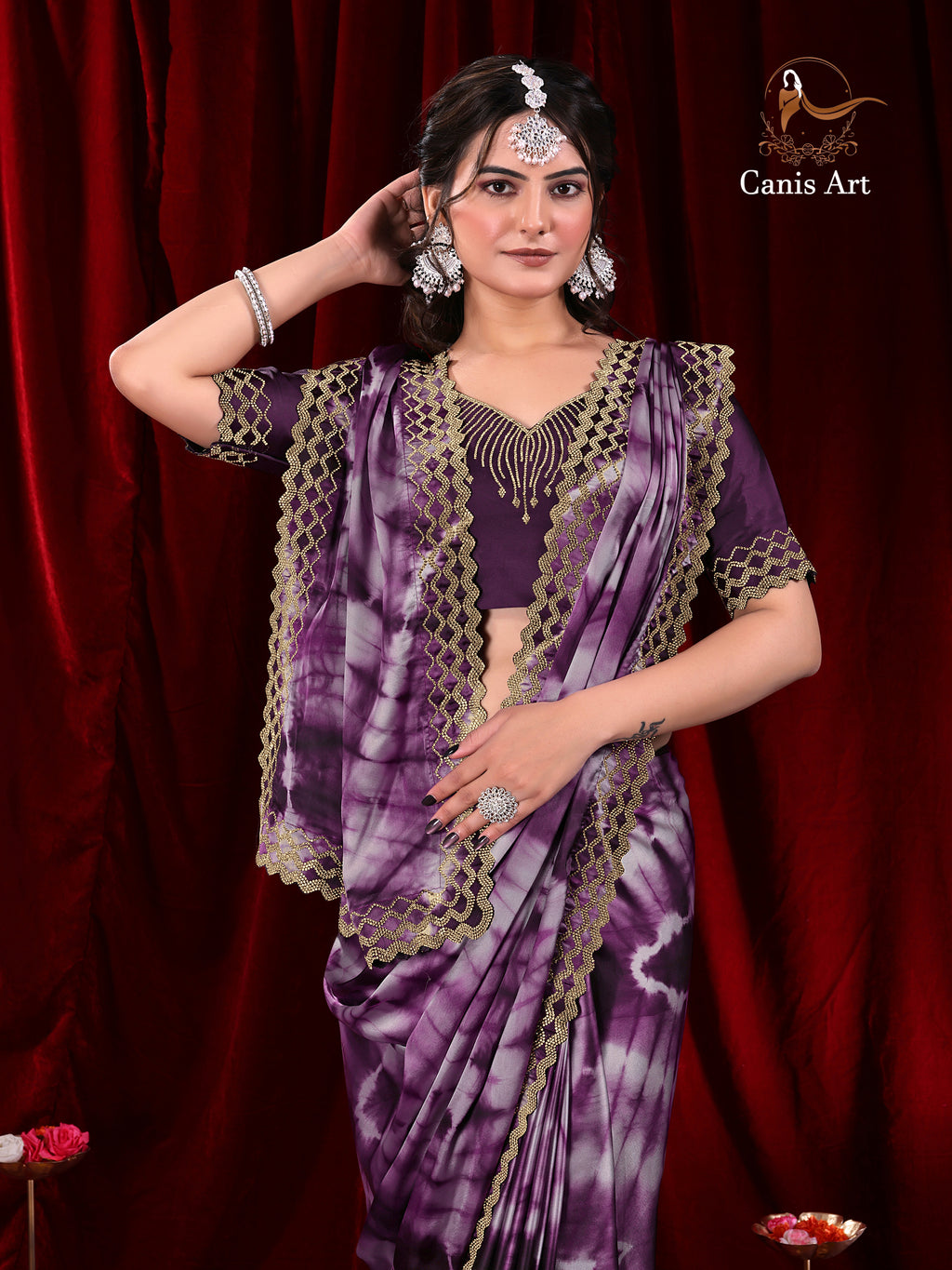 Heavy fendy satin silk