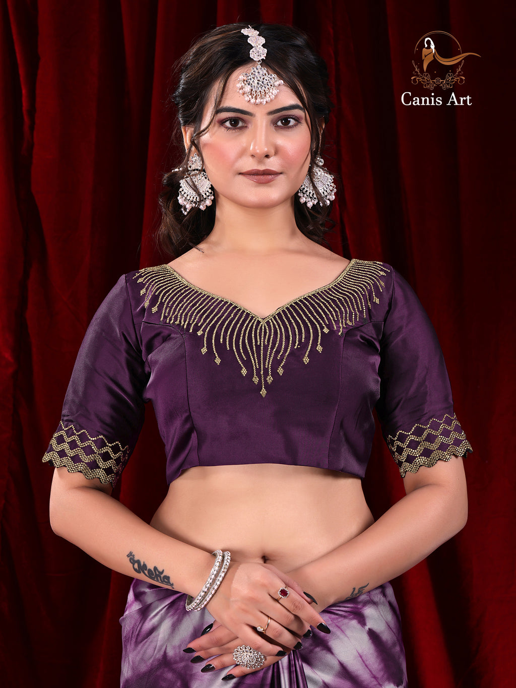 Heavy fendy satin silk