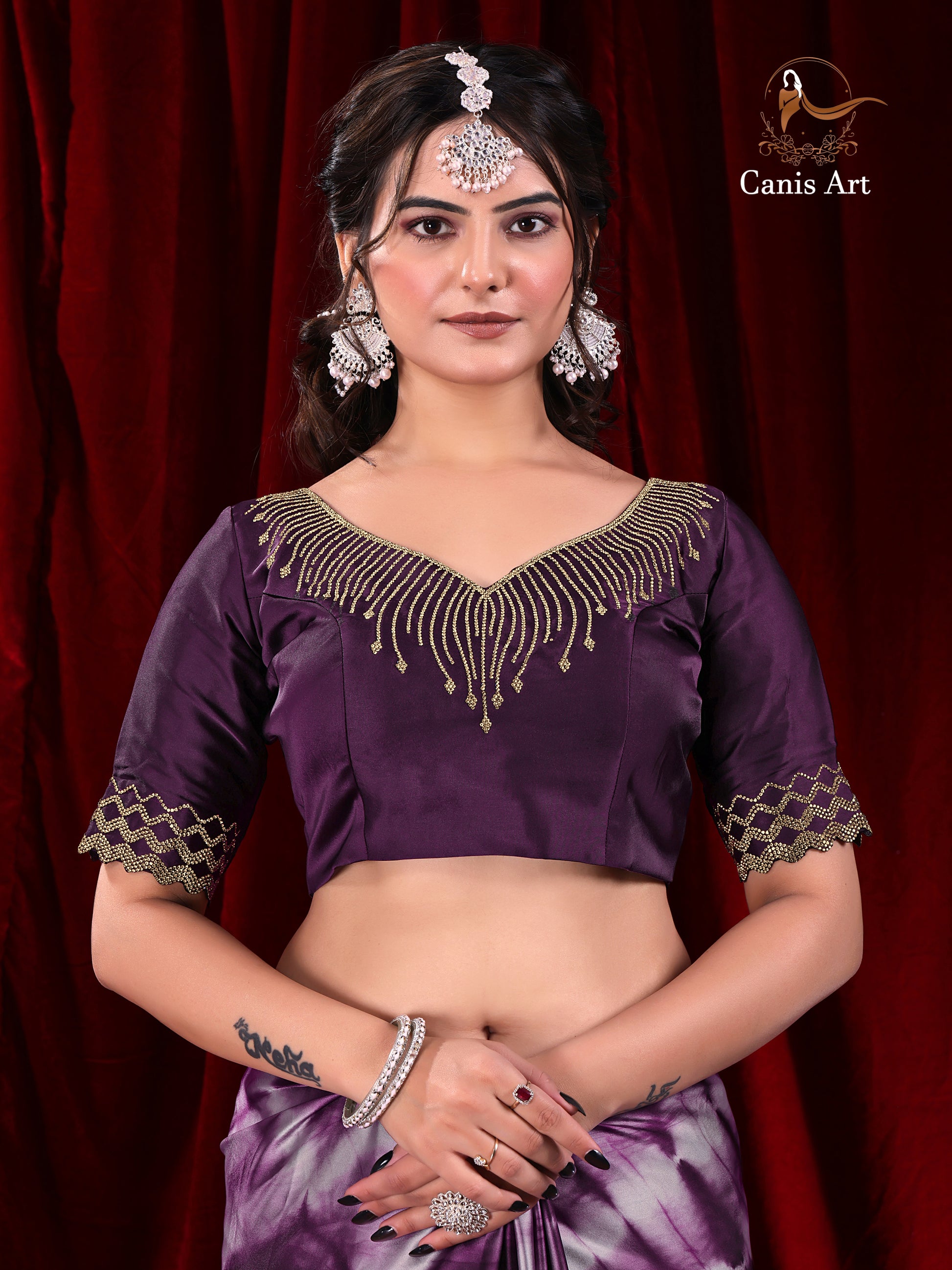 Heavy fendy satin silk