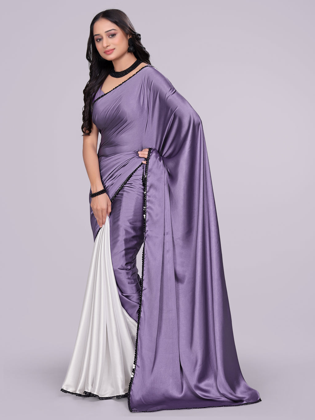 lavender dark white - half white