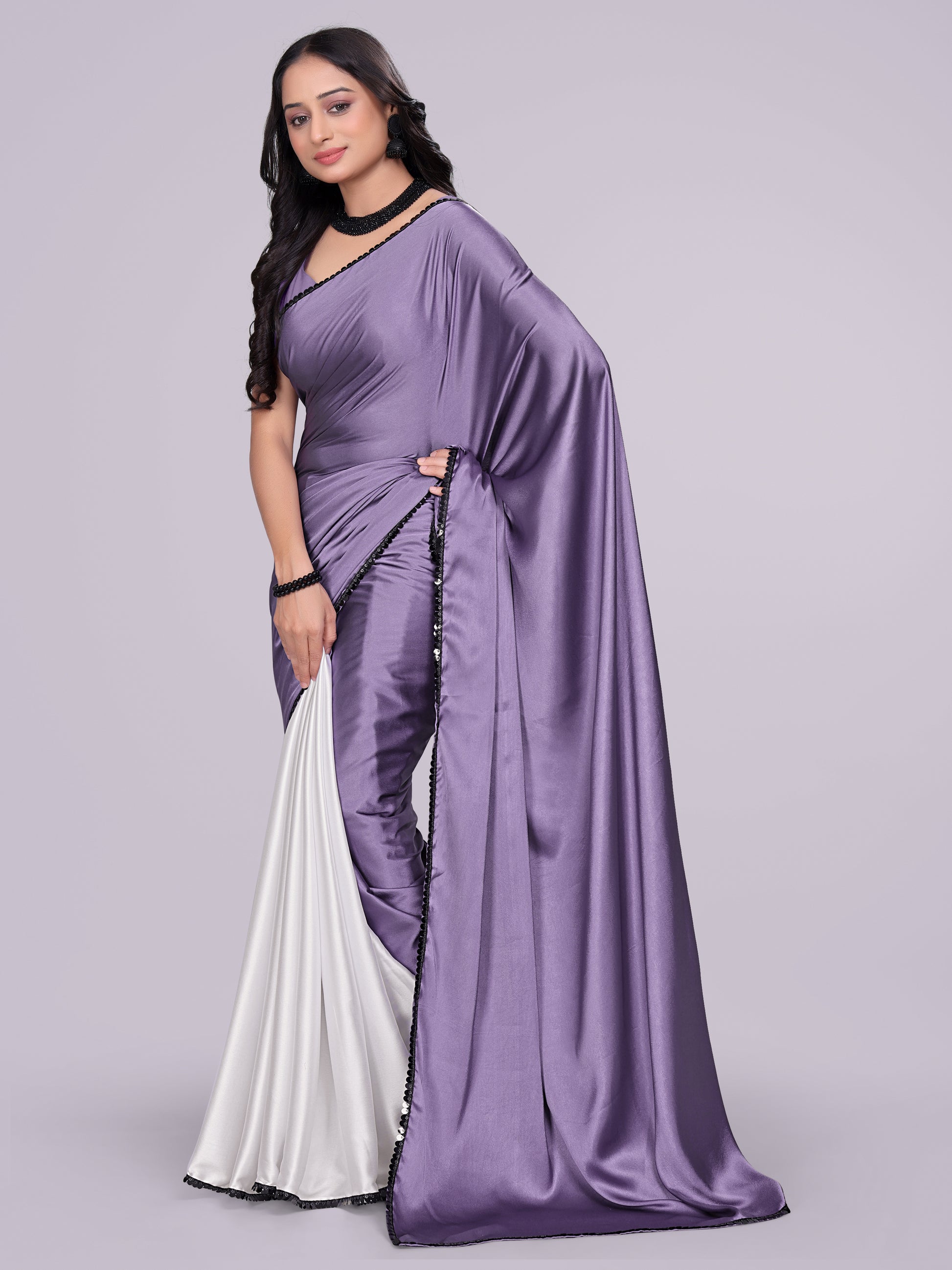 lavender dark white - half white
