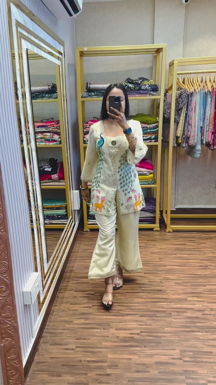 Exclusive Embroidered Co-Ord Set